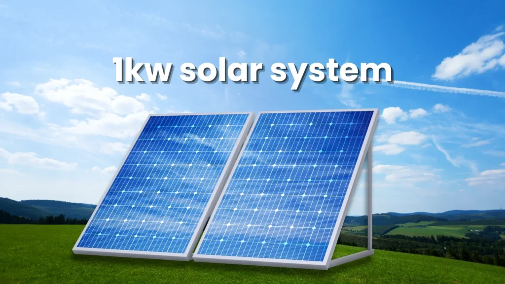 1 KW Solar system price in Pakistan